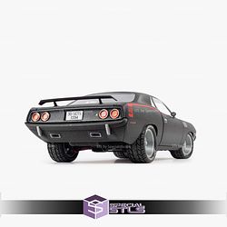 1971 Plymouth Barracuda Torq STL Files 3D Model