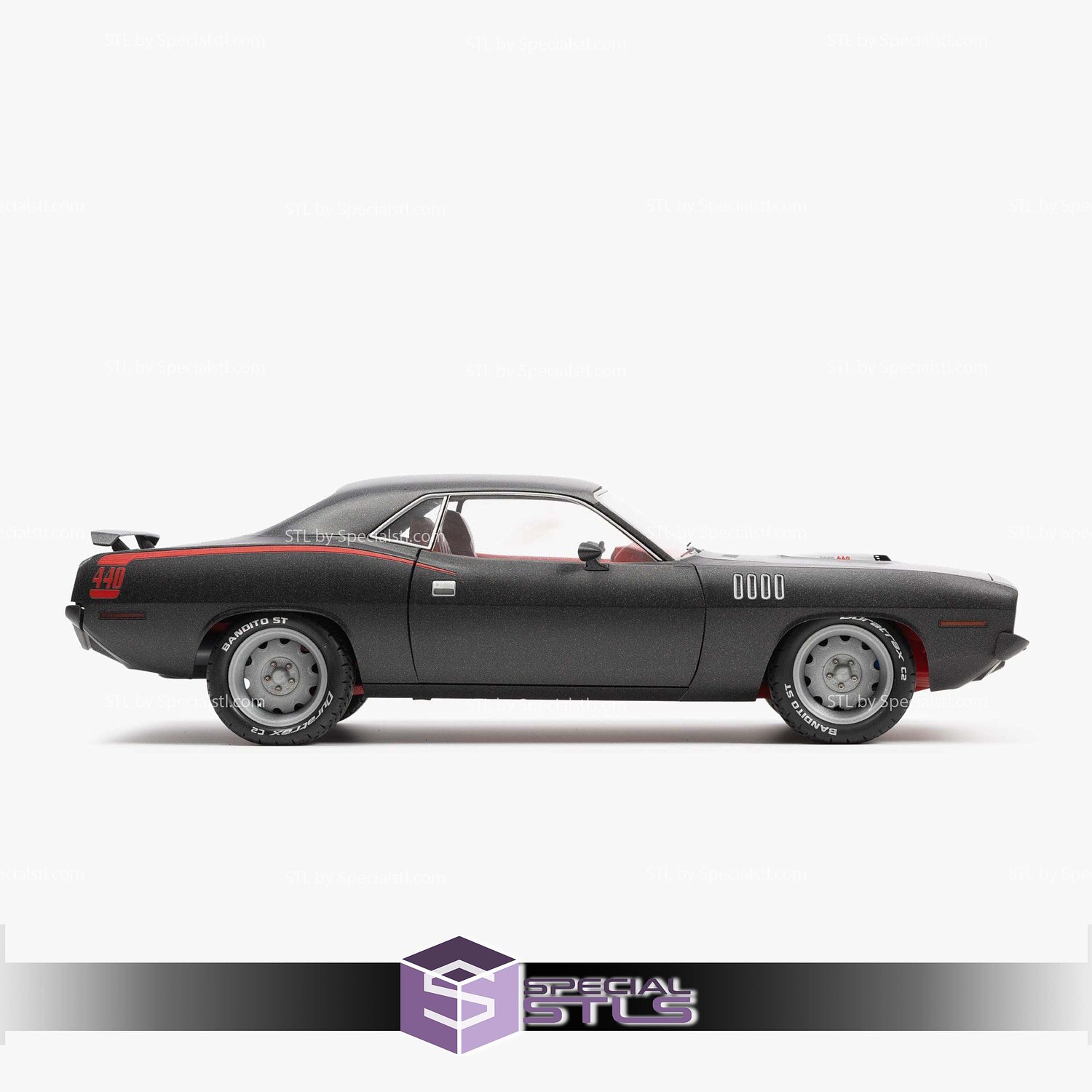1971 Plymouth Barracuda Torq STL Files 3D Model — view 2