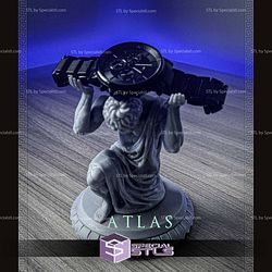 Atlas Pen Holder 3D Printer Files STL Model