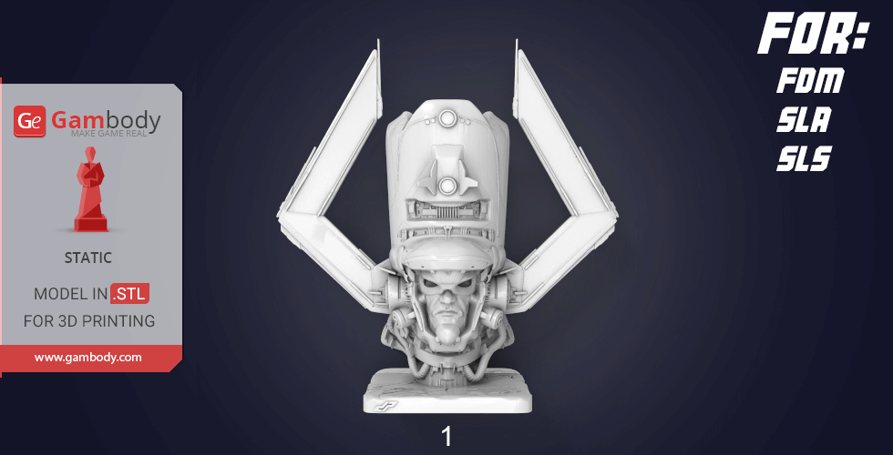 Galactus Bust 3D Printer Files | Static STL Model