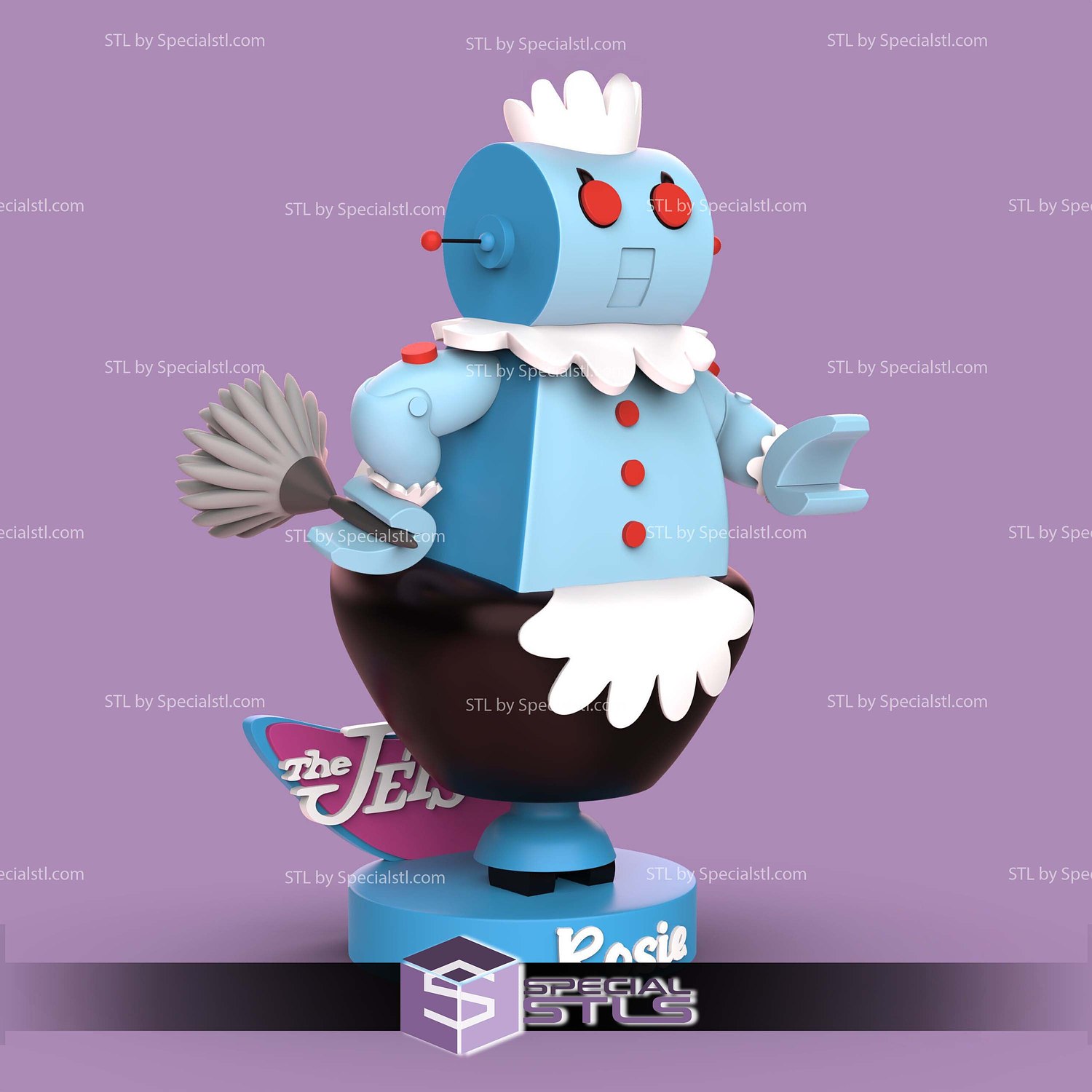 Rosey the Robot The Jetson STL Files 3D Model — view 2
