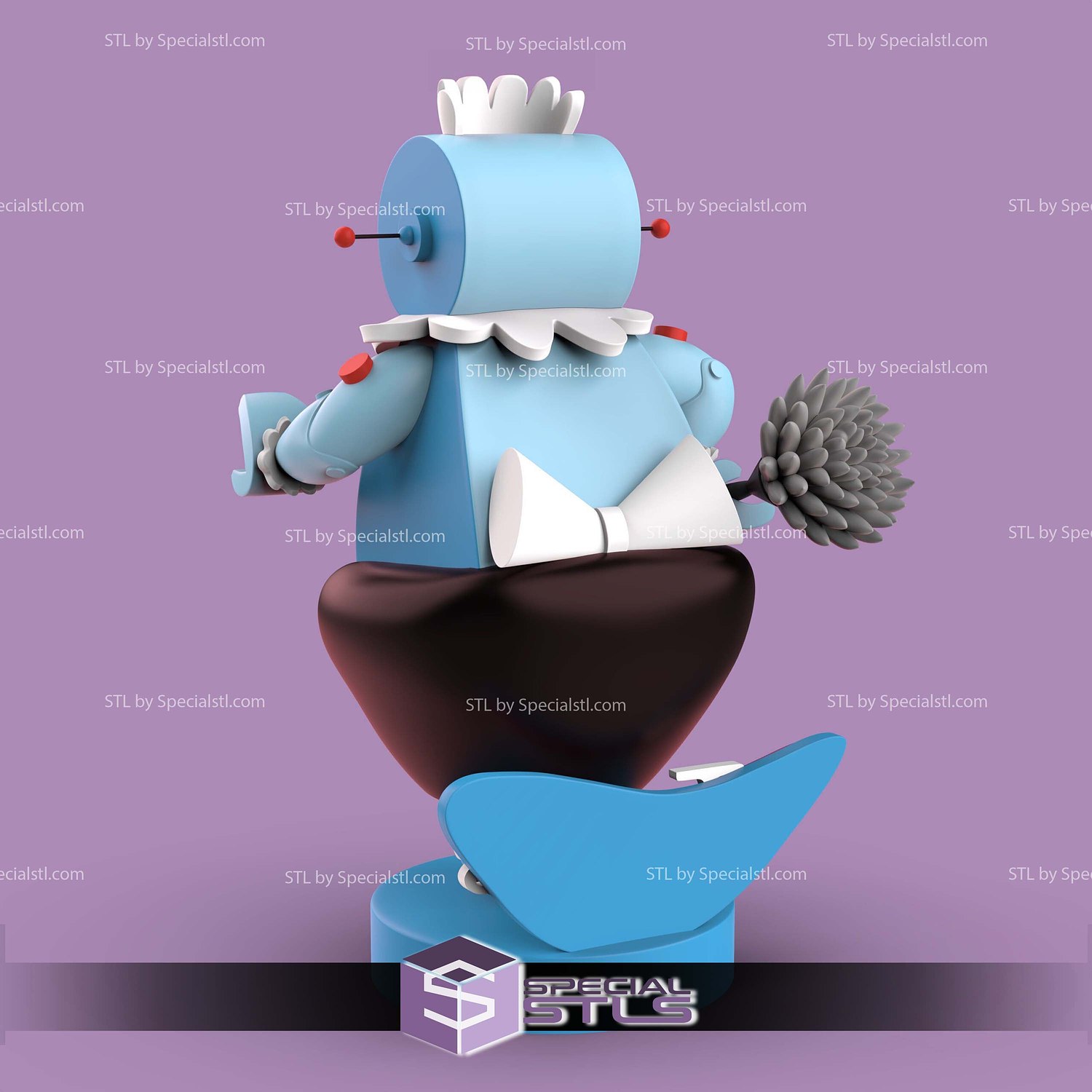 Rosey the Robot The Jetson STL Files 3D Model — view 3