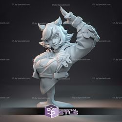 Squirrel Girl Thicc Bust Marvel Rivals STL Files 3D Model