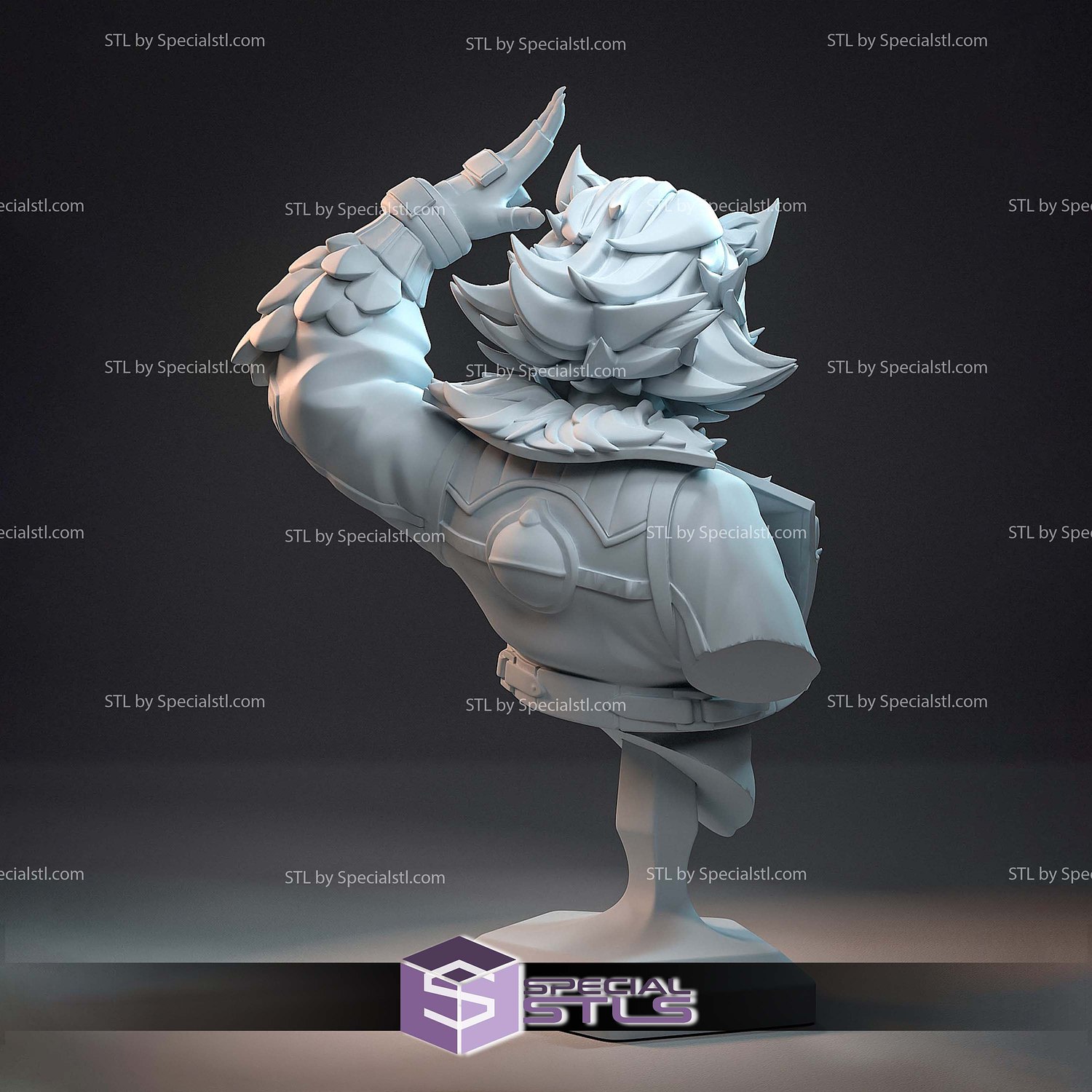 Squirrel Girl Thicc Bust Marvel Rivals STL Files 3D Model — view 3