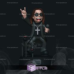 Ozzy Osbourne Chibi 3D Printer Files STL Model