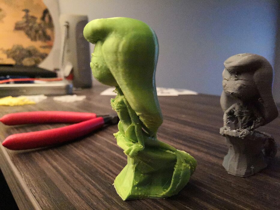 Ariel on Rock 3D OBJ Model — view 4