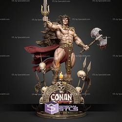 Conan The Barbarian 430mm STL Files 3D Model
