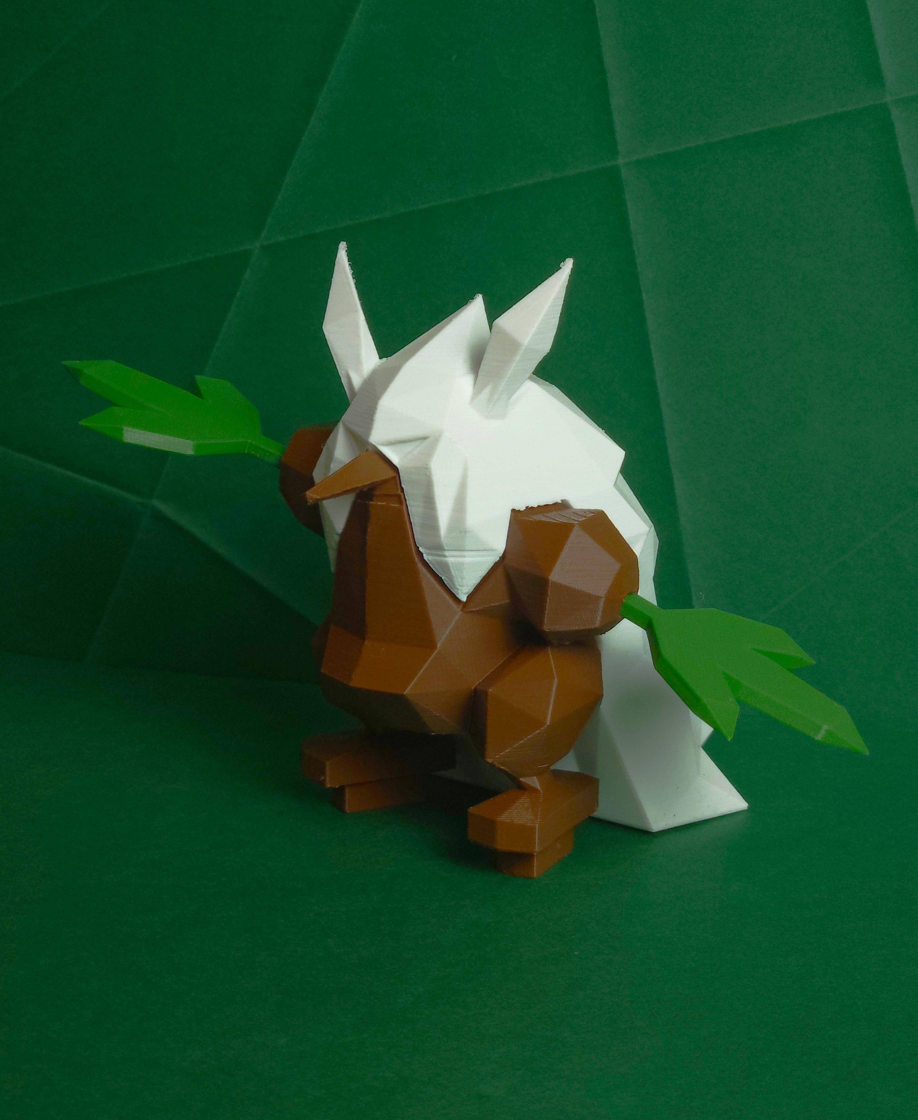 Shiftry Low Poly Pokemon 3D STL Model