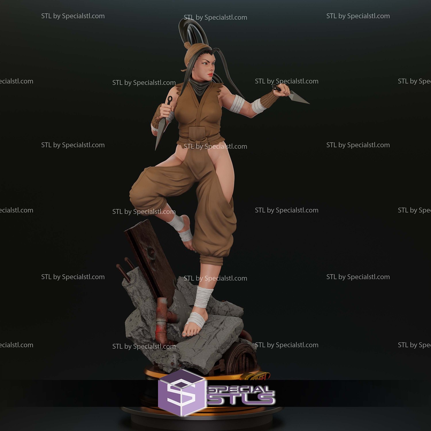 Ibuki Street Fighter STL Files 3D Model — view 3