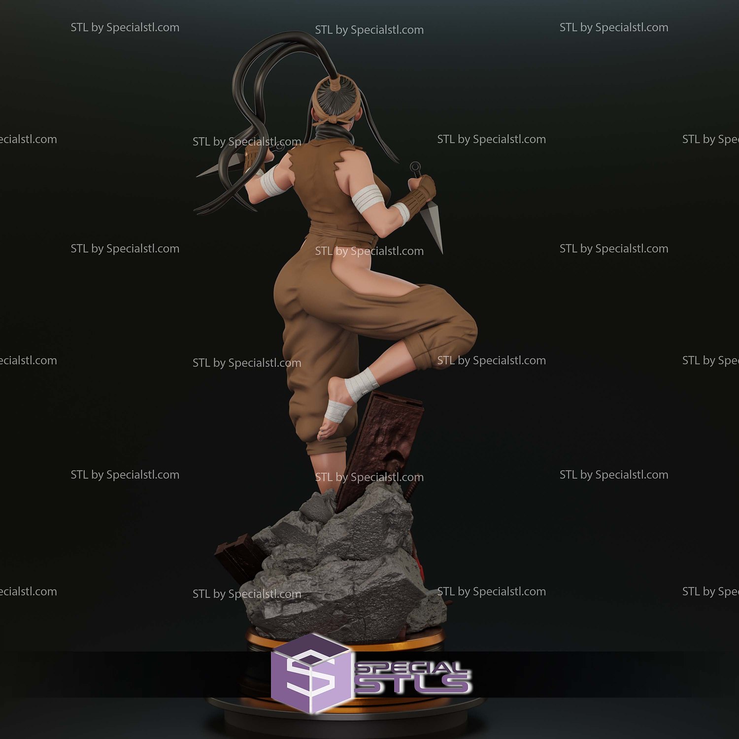 Ibuki Street Fighter STL Files 3D Model — view 5