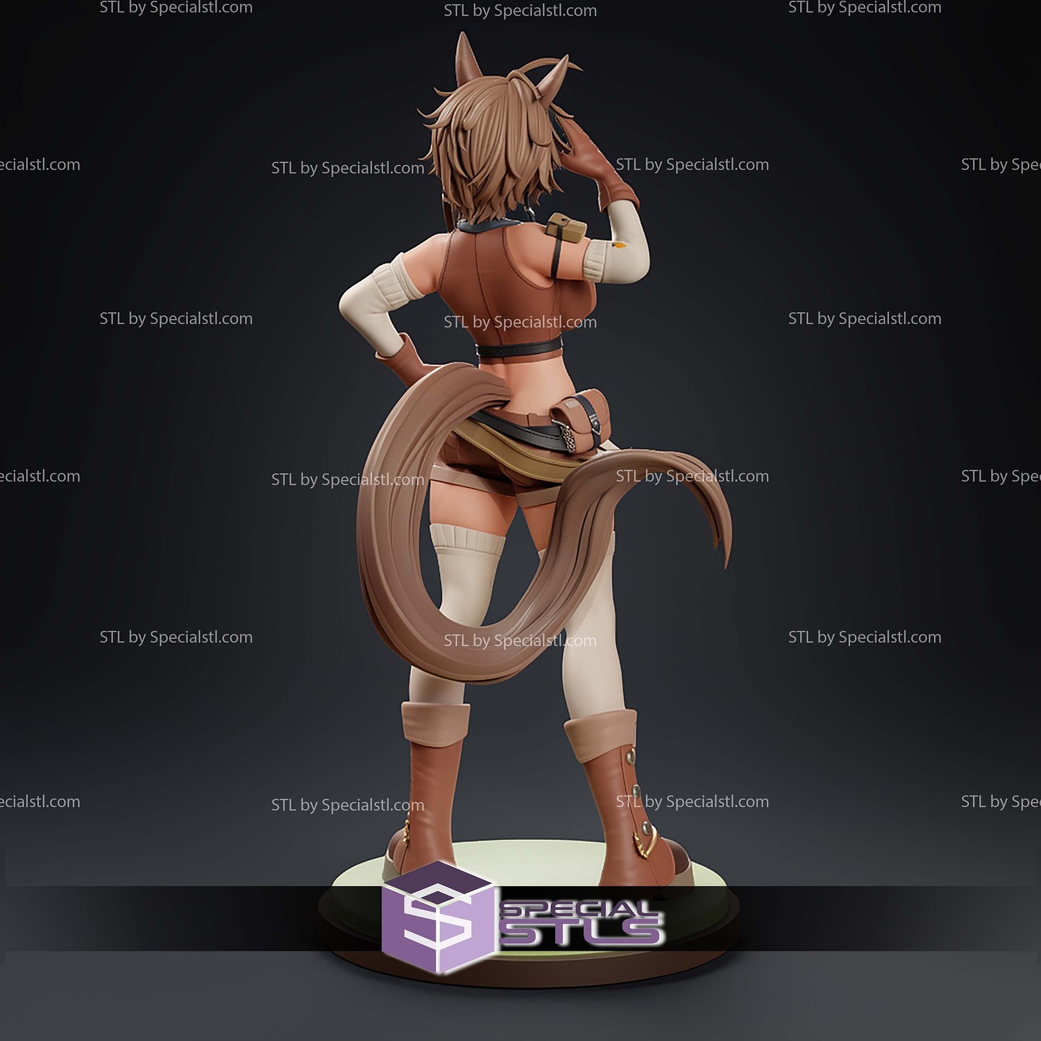 Tomoe Umari ENVtuber 305mm STL Files 3D Model — view 4
