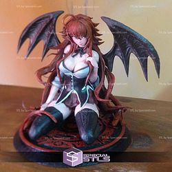 Rias Gremory on Knee 3D Print Files STL Model
