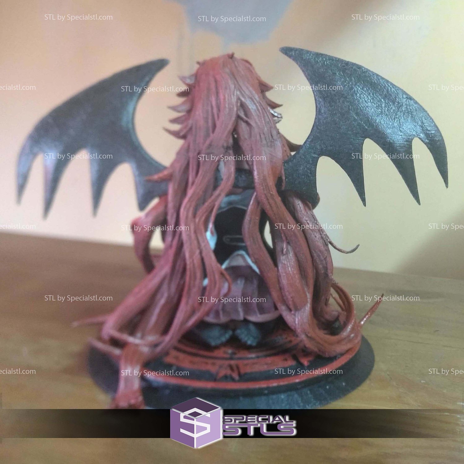 Rias Gremory on Knee 3D Print Files STL Model — view 2