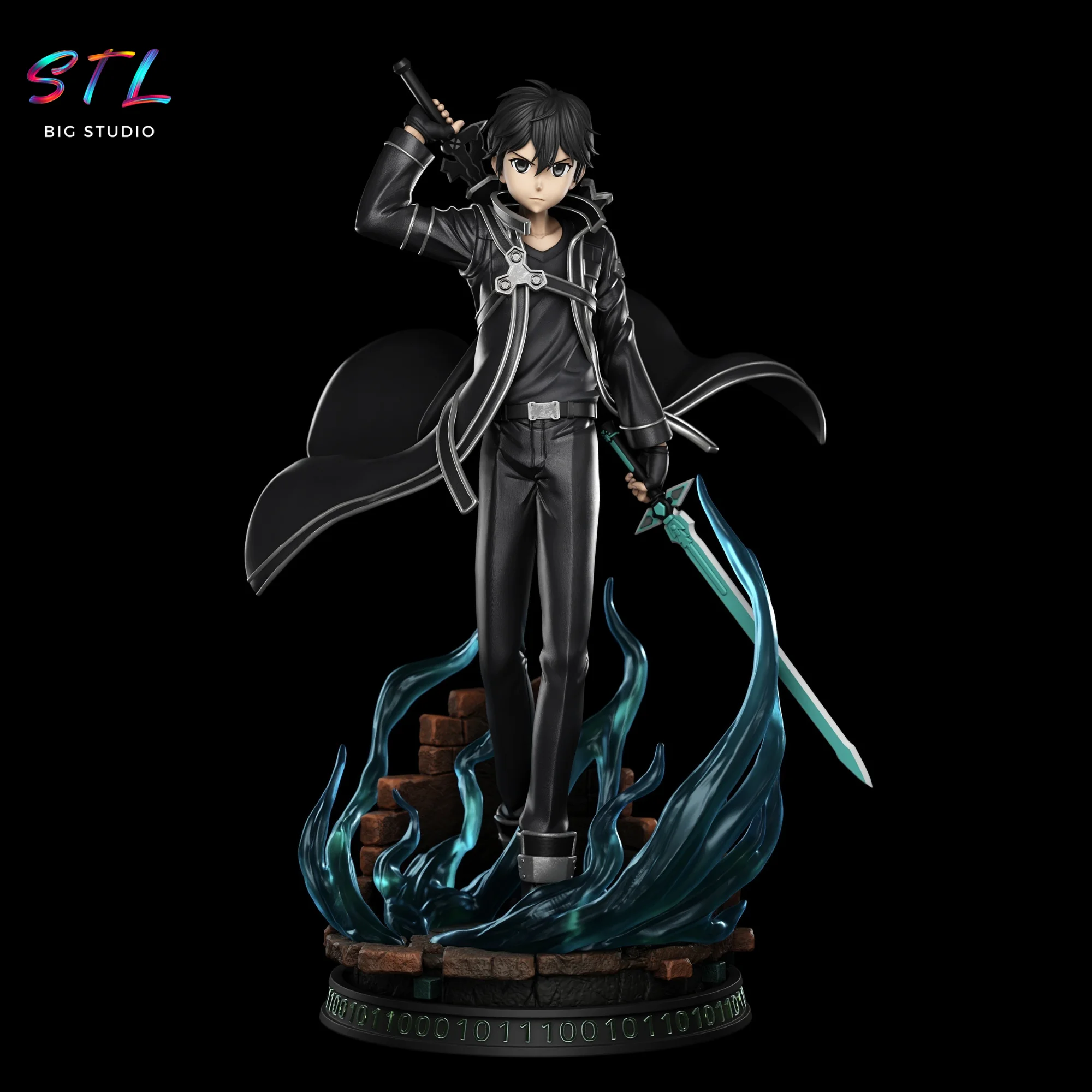 Kirito STL | Sword Art Online | 3D Printable Figure Model
