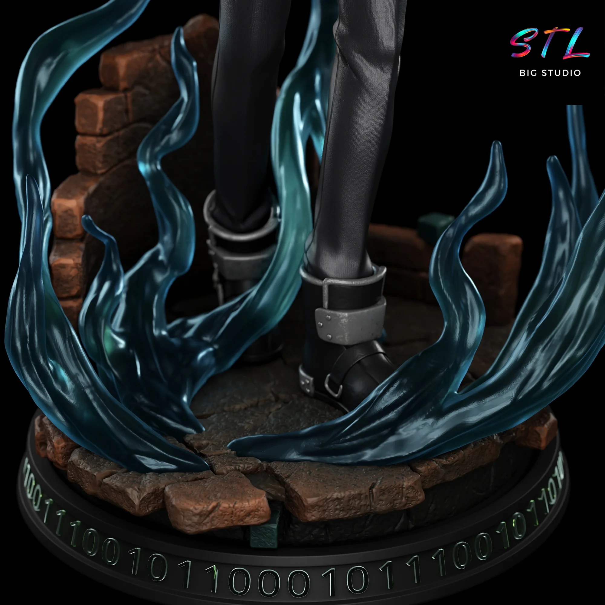 Kirito STL | Sword Art Online | 3D Printable Figure Model — view 5