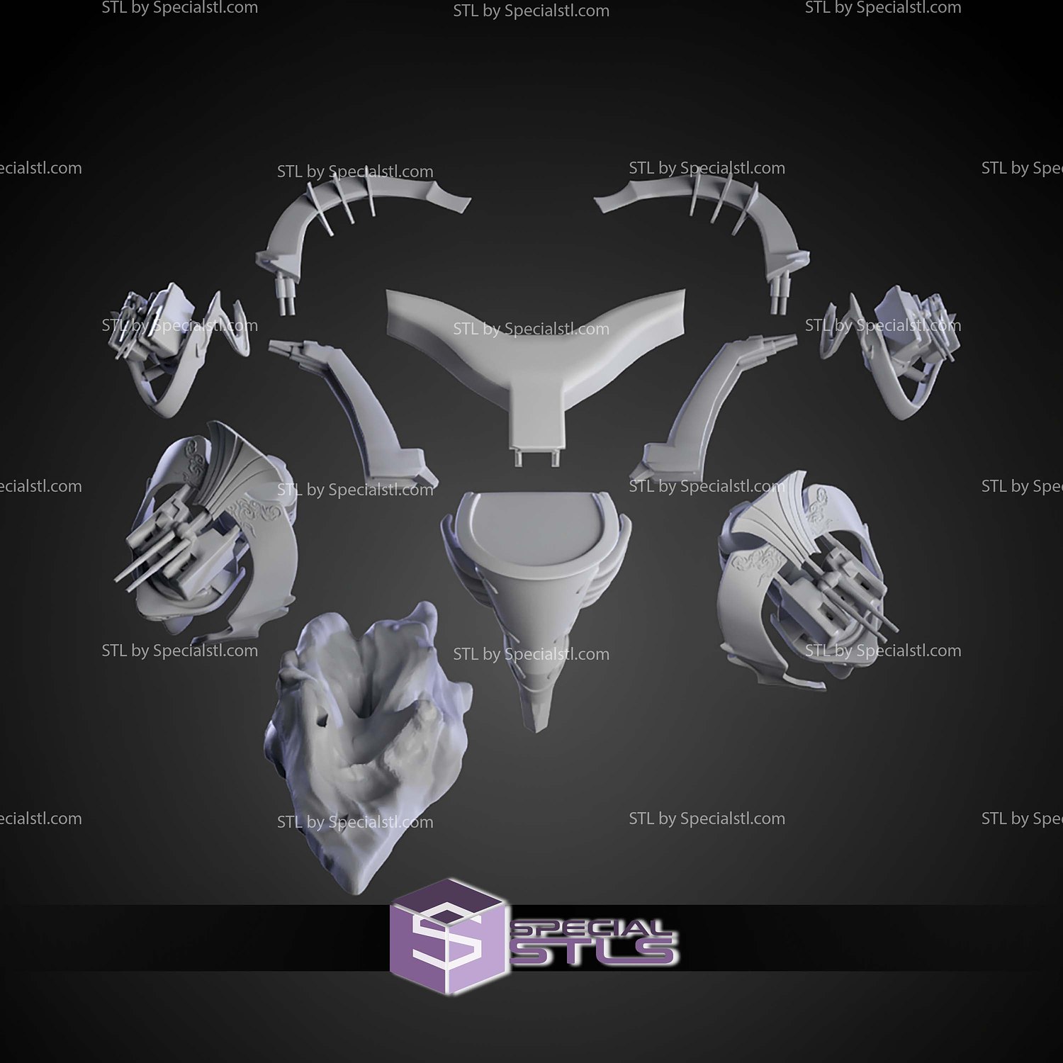 Hakuhou Azur Lane 1 7 STL Files 3D Model — view 4
