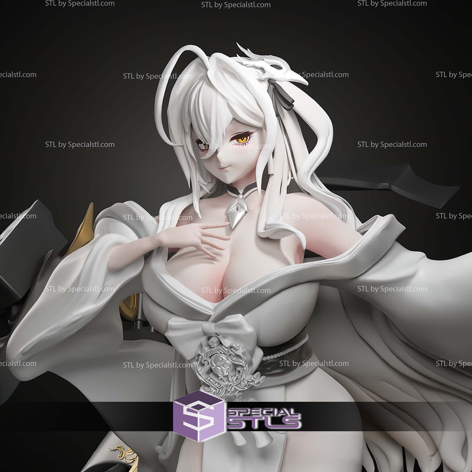 Hakuhou Azur Lane 1 7 STL Files 3D Model — view 6