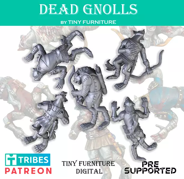 Dead Gnolls - Harvest of War 3D STL Model