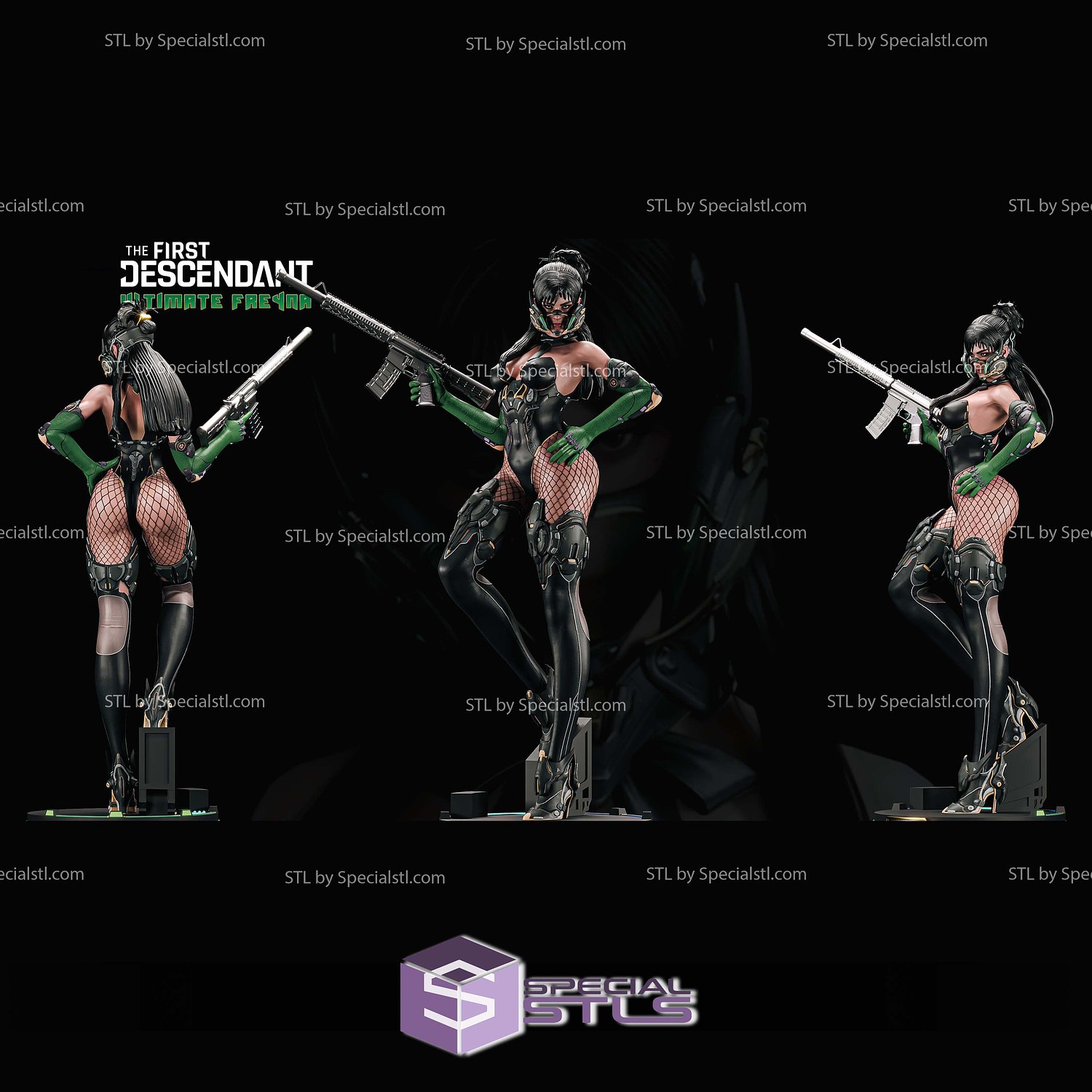 Ultimate Freyna The First Descendant STL Files 3D Model — view 2