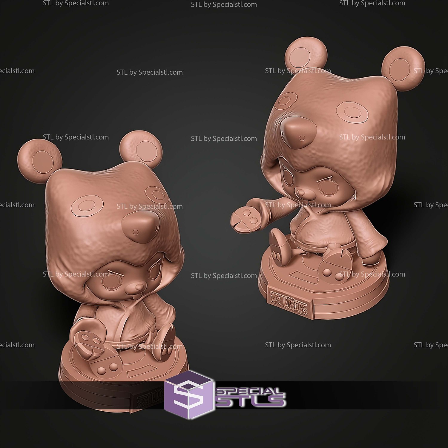 Tony Tony Chopper 120mm STL Files 3D Model — view 4