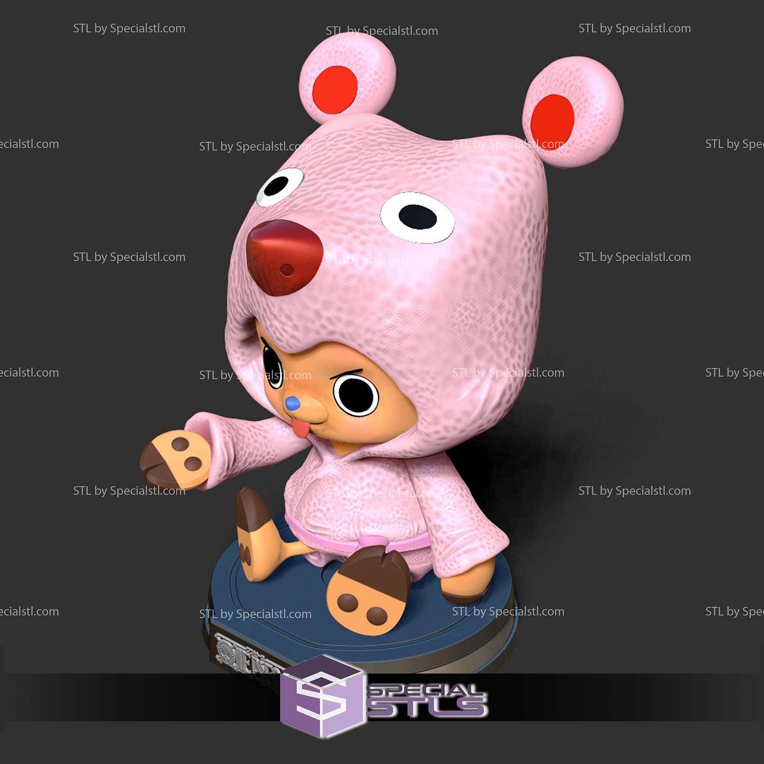 Tony Tony Chopper 120mm STL Files 3D Model — view 7