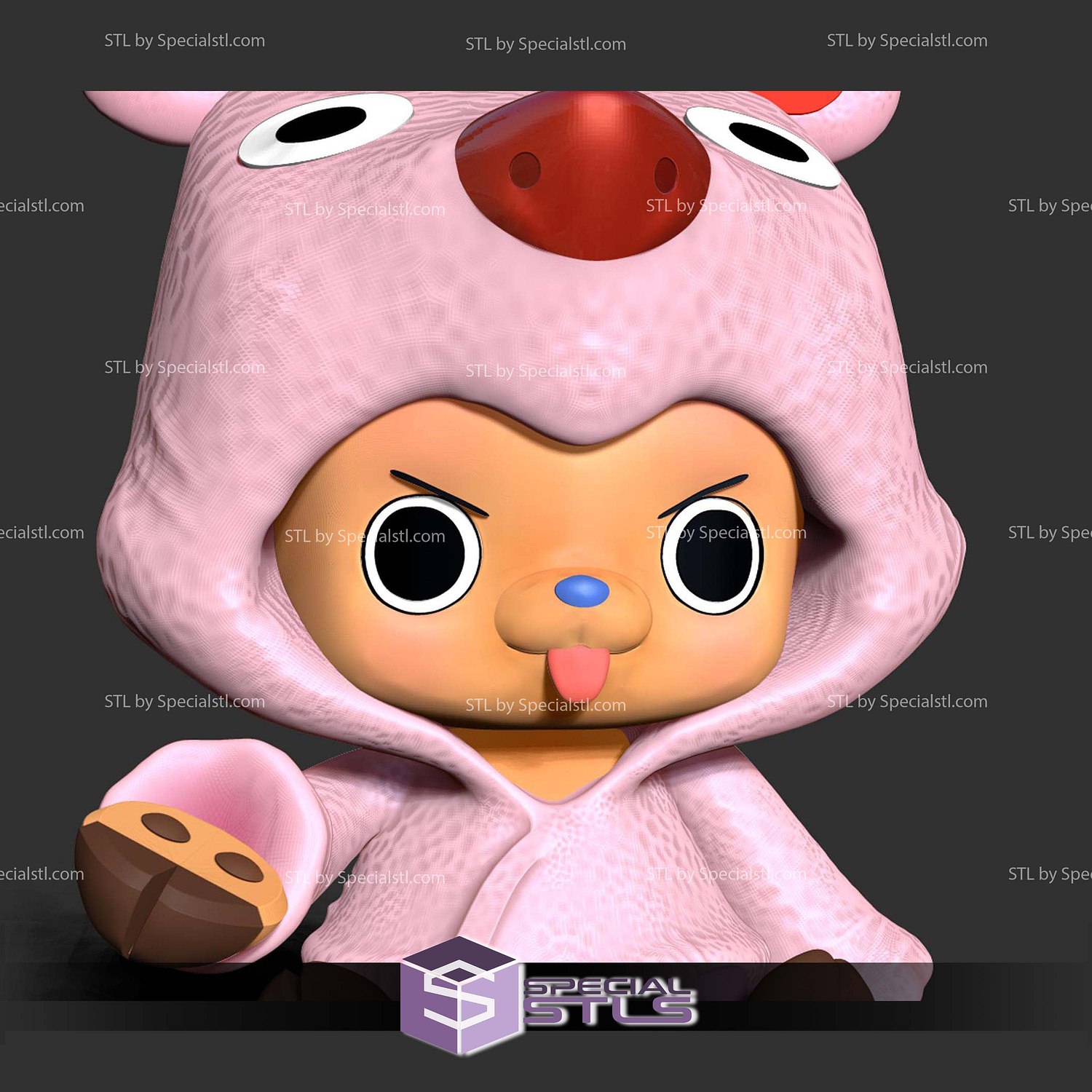 Tony Tony Chopper 120mm STL Files 3D Model — view 8