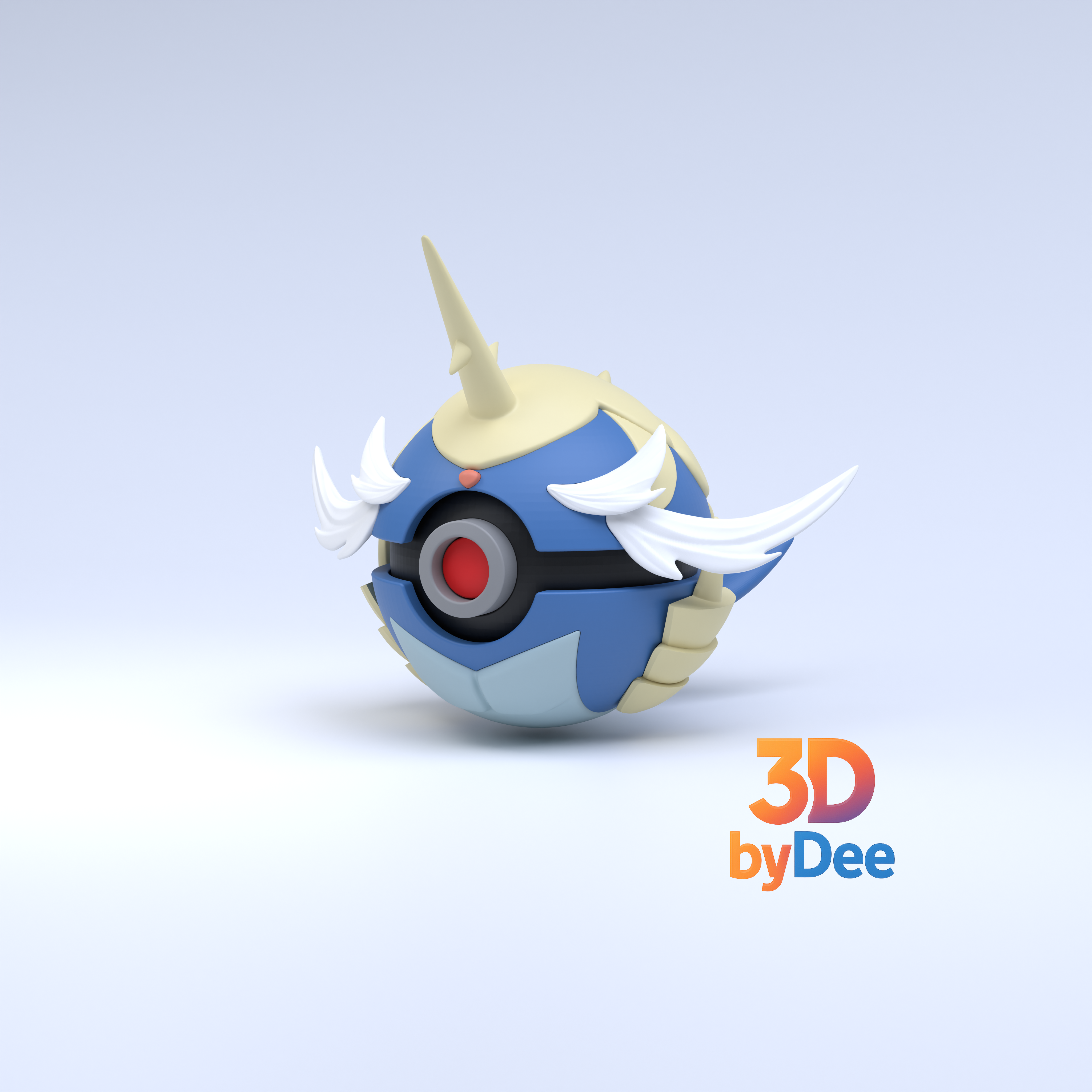 Samurott Pokeball 3D 3MF Model
