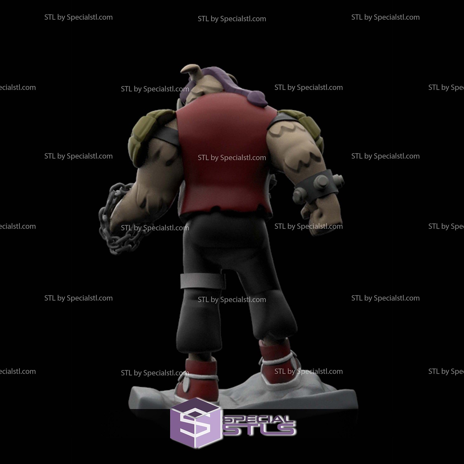 Disney Infinity Style STL Collection - Bebop 3D Model — view 3