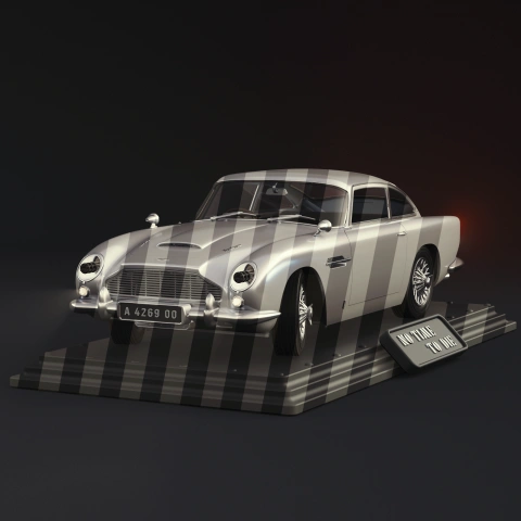 Aston Martin DB5 Add-On Kit: No Time To Die 3D Printer Files | Assembly STL Model