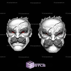 Custom Head STL Collection - Conquest Invincible McFarlane Size 3D Model