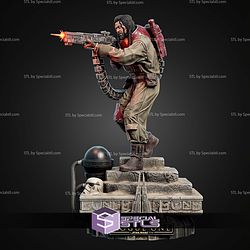 Baze Malbus and Gun 450mm STL Files 3D Model