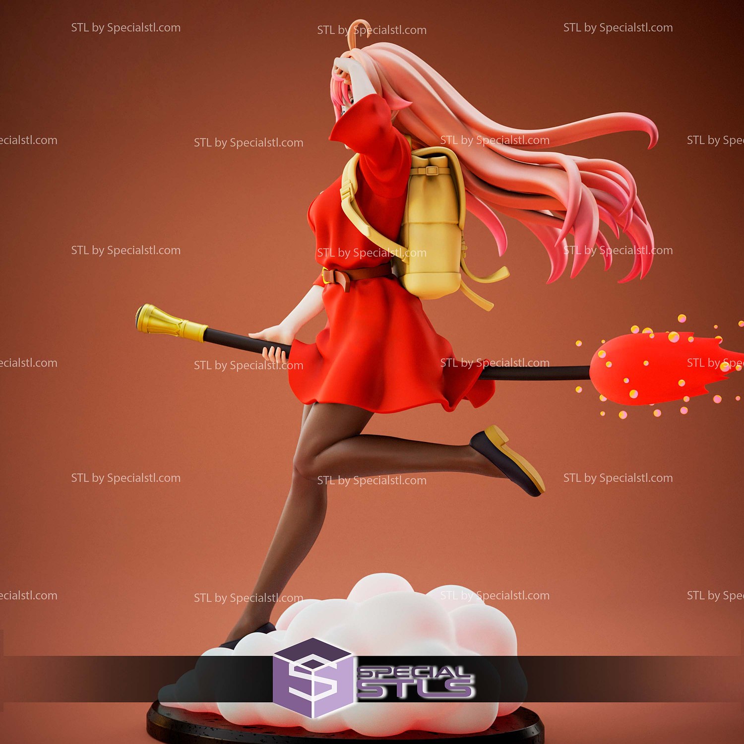 Nico Wakatsuki Witch Watch STL Files 3D Model — view 2