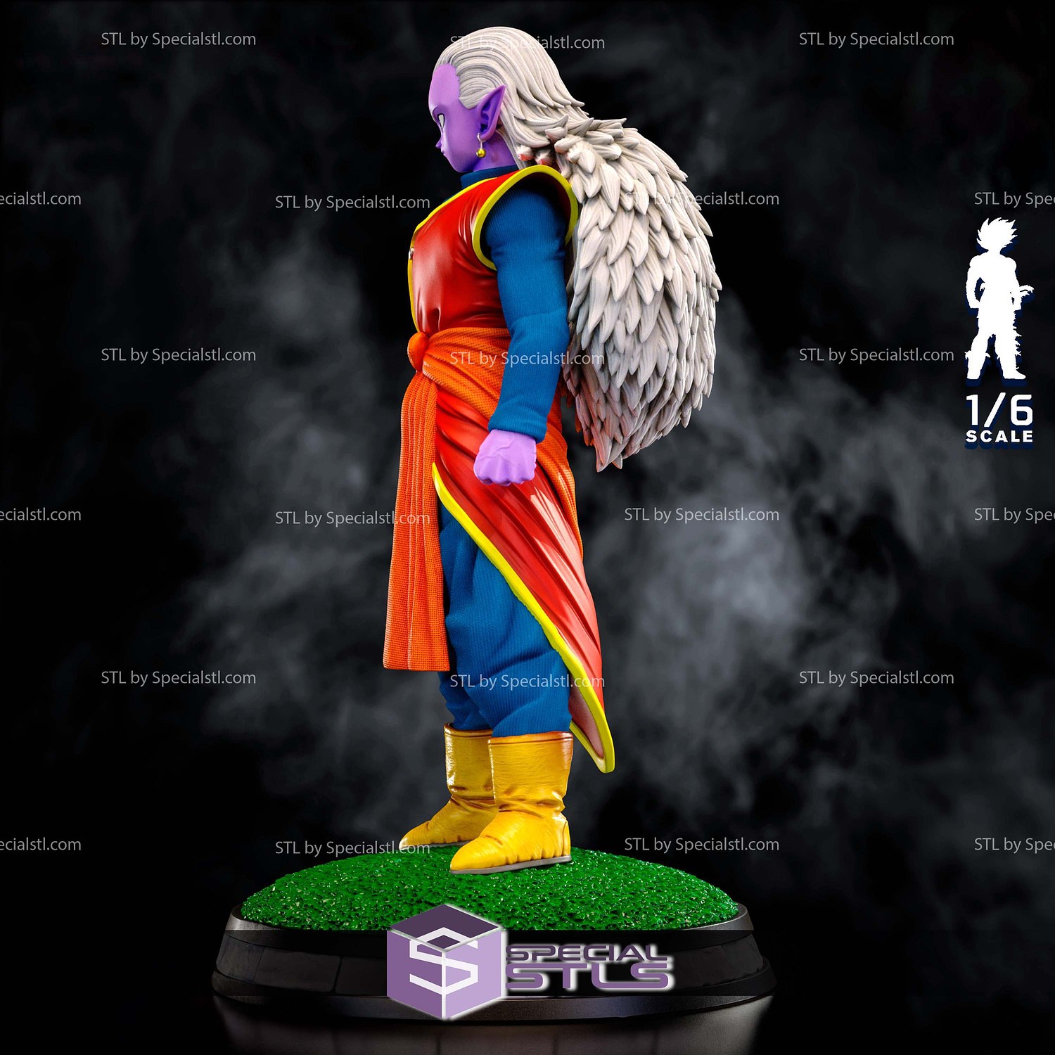 Kibito Shin Supreme Kai 3D Printer Files STL Model — view 2