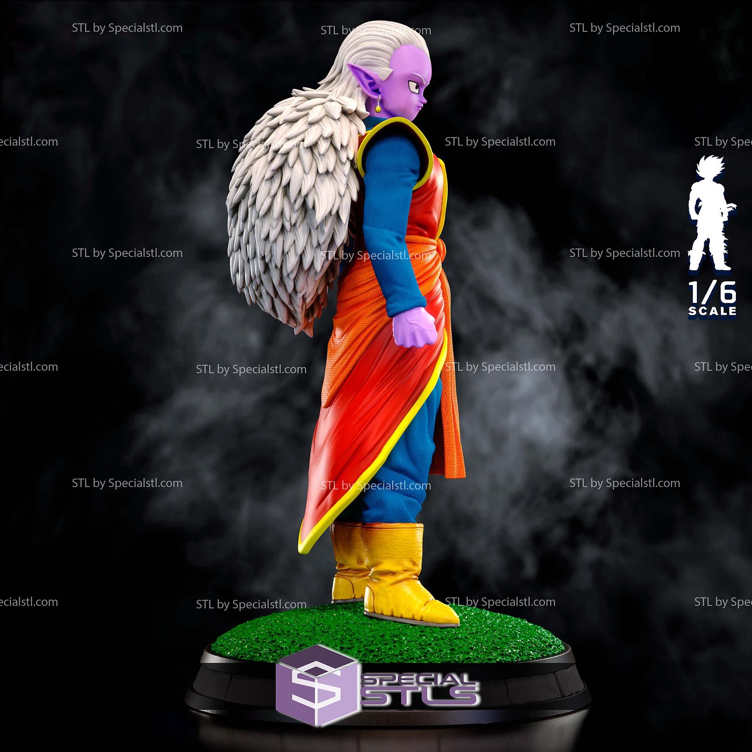 Kibito Shin Supreme Kai 3D Printer Files STL Model — view 4