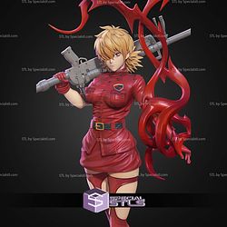 Seras Victoria Hellsing Ultimate 210mm STL Files 3D Model