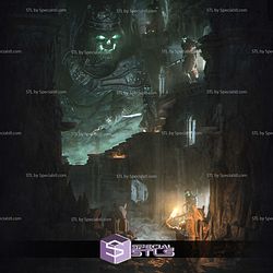 BookNook of the Shattered King Bundle 3D Printer Files STL Model