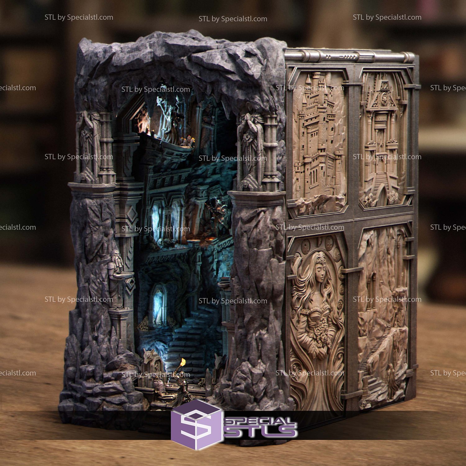 BookNook of the Shattered King Bundle 3D Printer Files STL Model — view 2