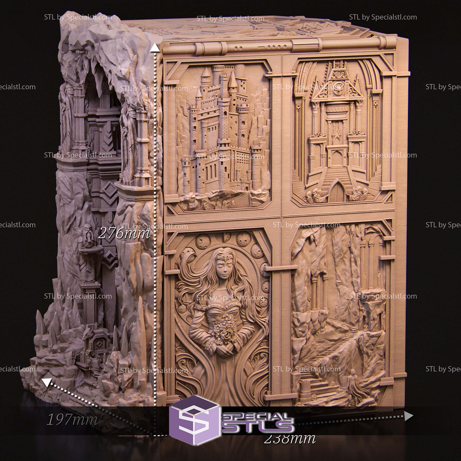 BookNook of the Shattered King Bundle 3D Printer Files STL Model — view 4