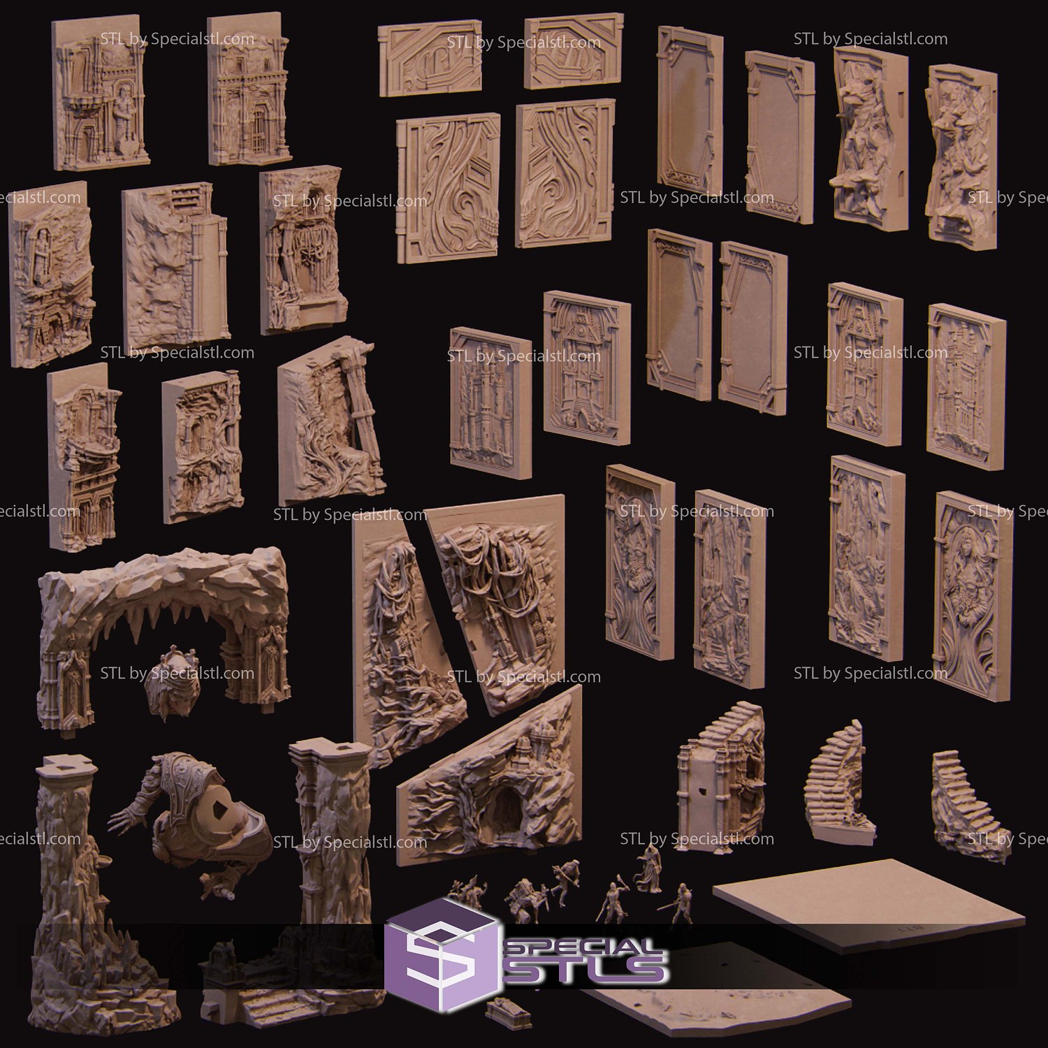 BookNook of the Shattered King Bundle 3D Printer Files STL Model — view 6