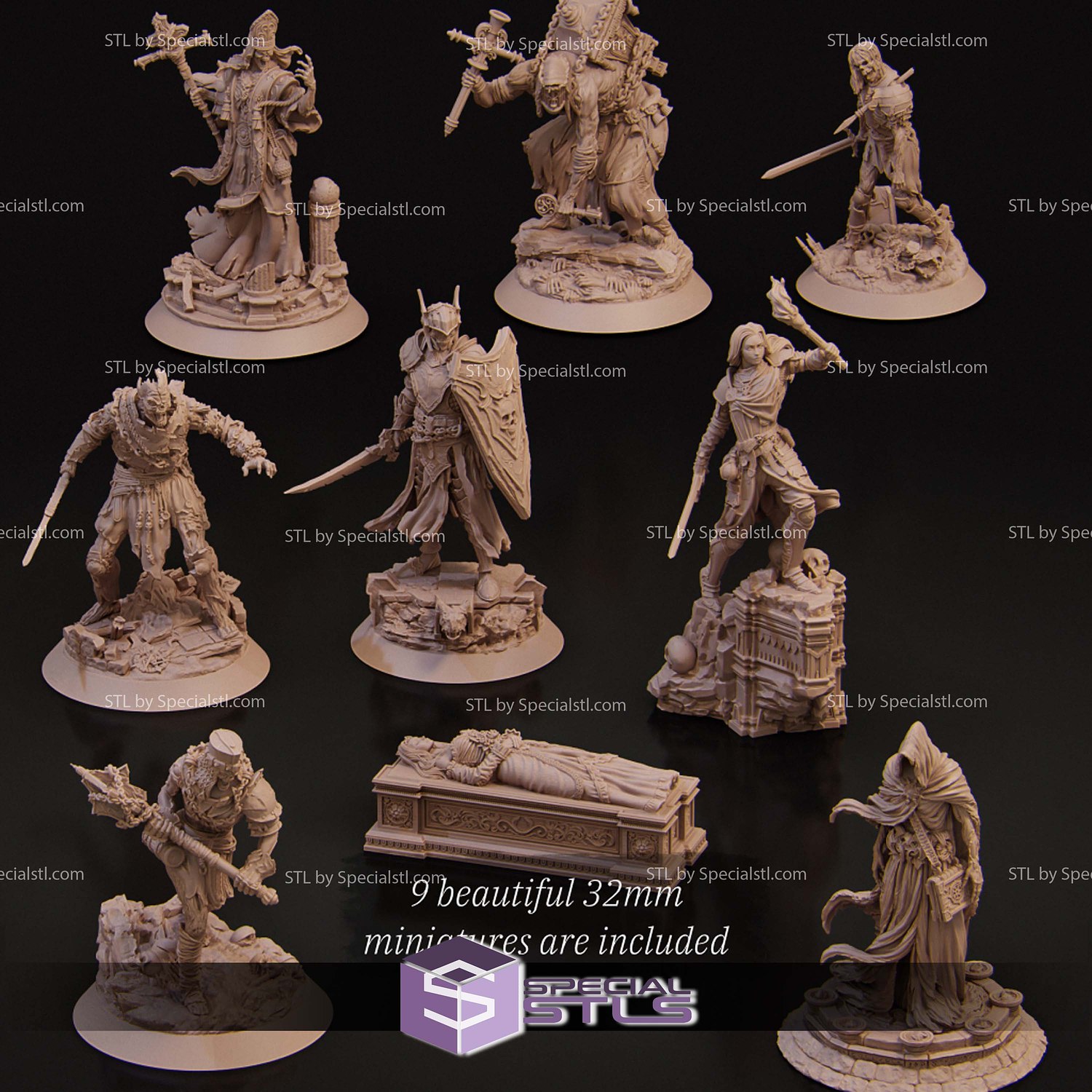 BookNook of the Shattered King Bundle 3D Printer Files STL Model — view 7