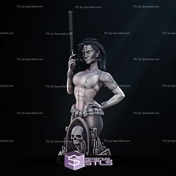 Mystique Bust X Men 3D Printer Files STL Model