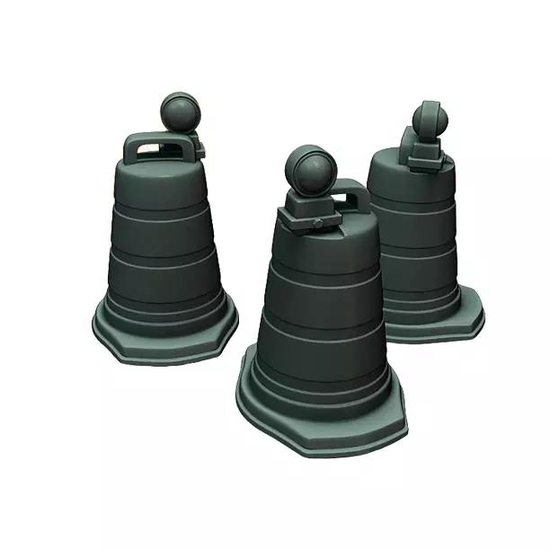 Traffic Barrel The Neighborhood VIII - Printable Resin Model 3D STL Model