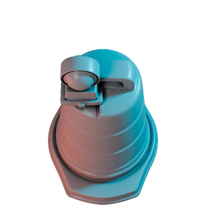 Traffic Barrel The Neighborhood VIII - Printable Resin Model 3D STL Model — view 7