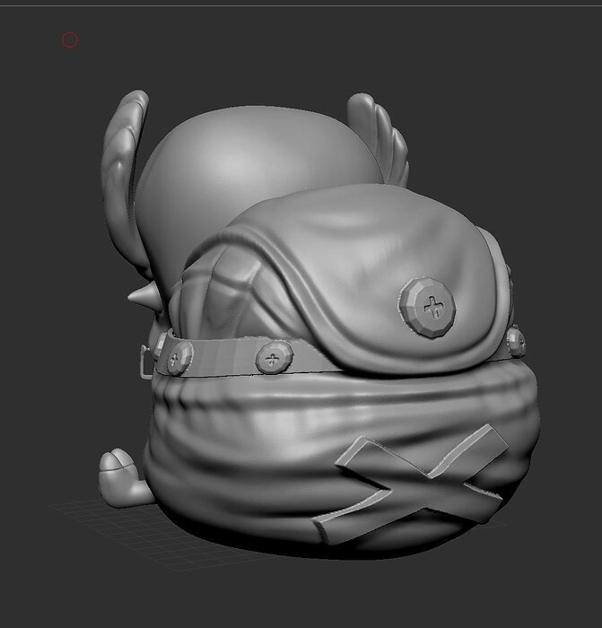 Tony Tony Chopper ONE PIECE 3D ZTL Model — view 2
