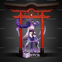 Raiden Shogun Raiden Ei 300mm STL Files 3D Model