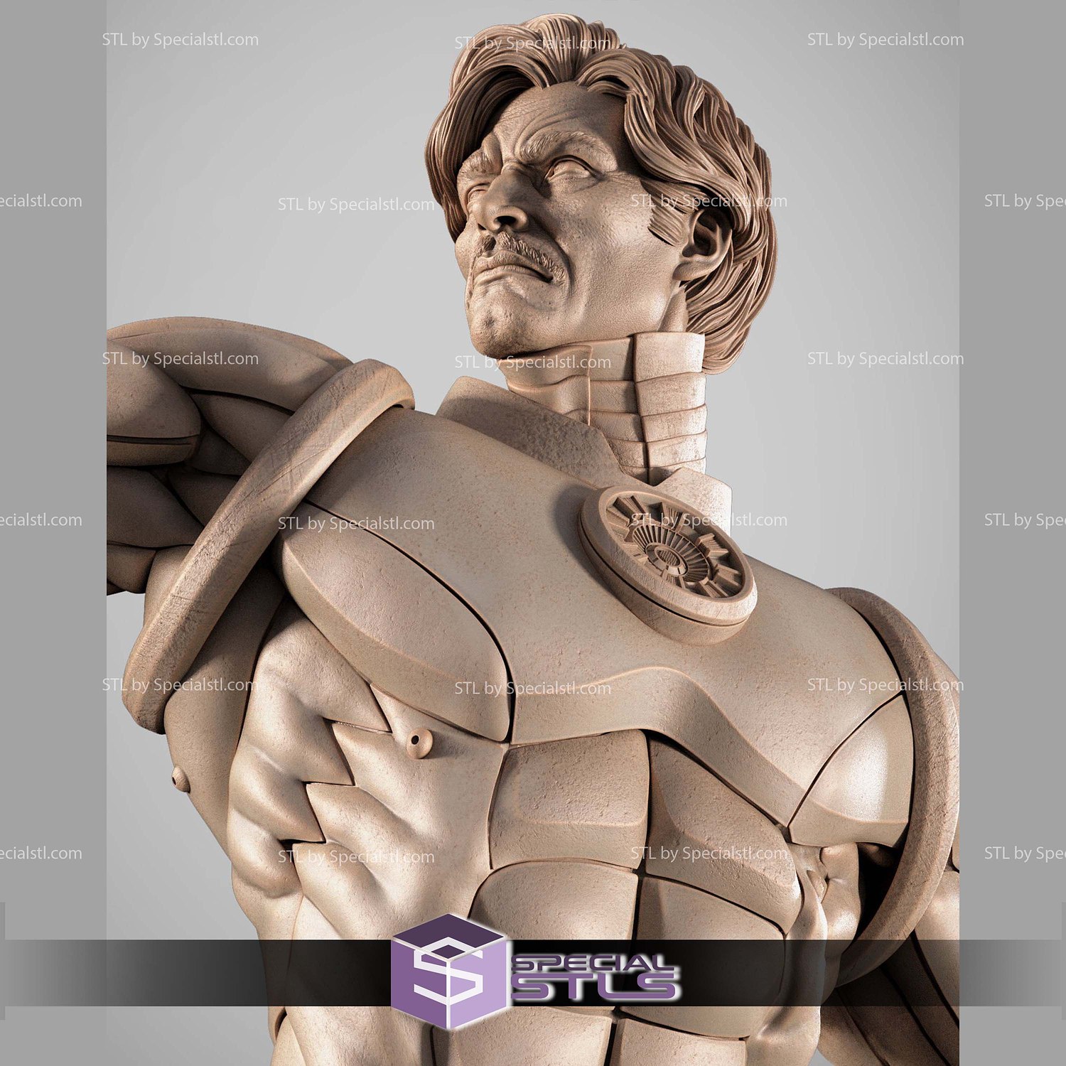 Ironman Comics 3D Printer Files STL Model — view 5