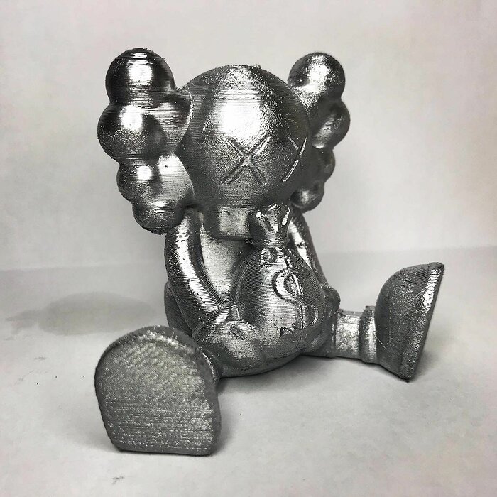 Mini Kaws Cash Bag 3D STL Model — view 3