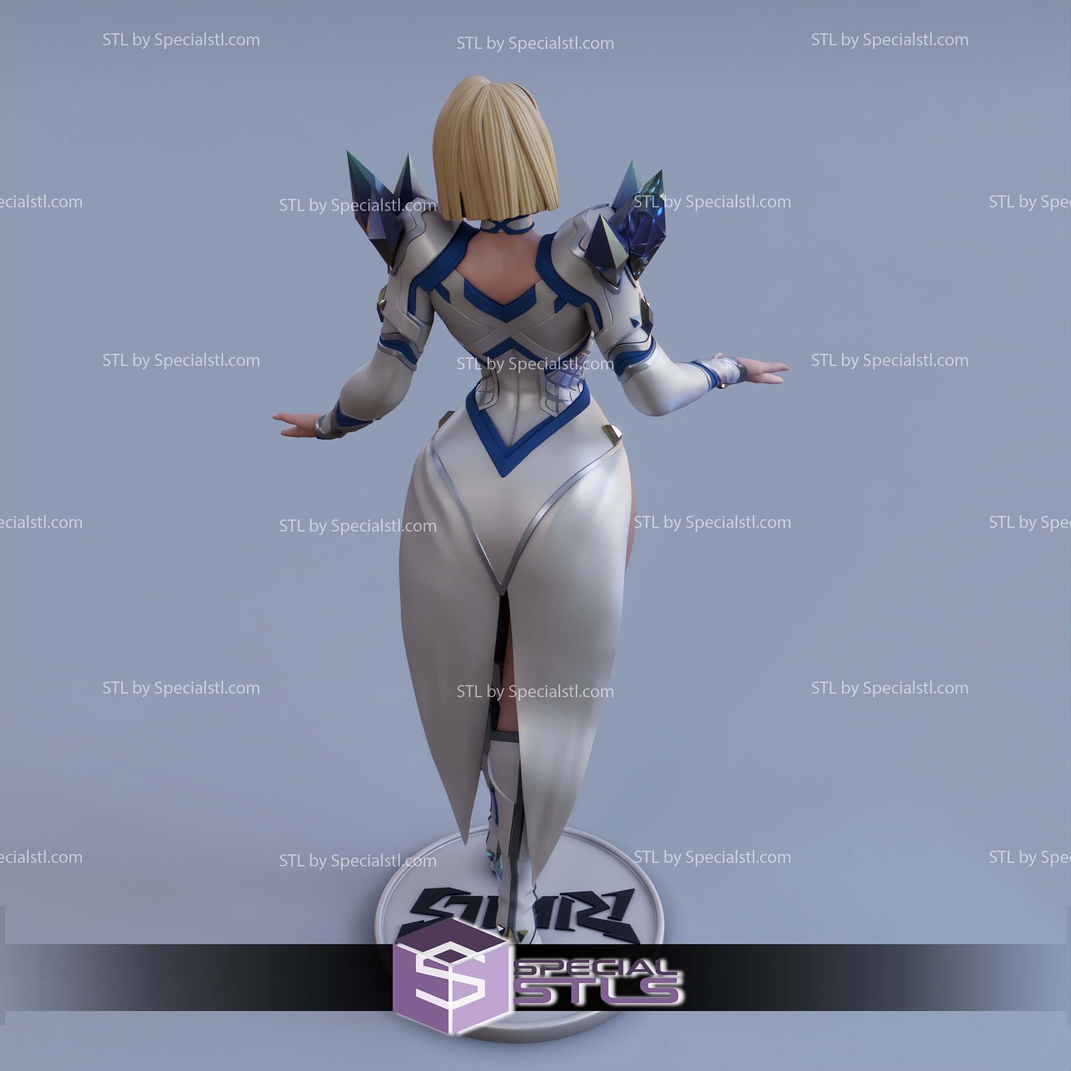 Emma Frost Marvel Rivals STL Files 3D Model — view 3