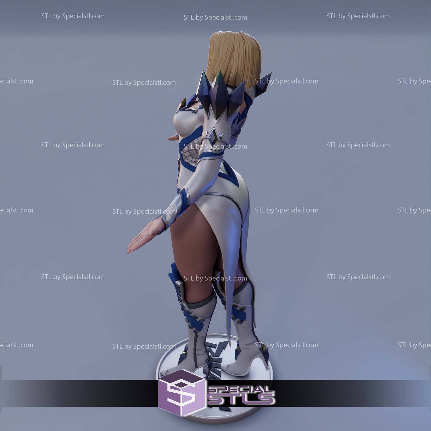 Emma Frost Marvel Rivals STL Files 3D Model — view 4