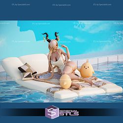 Owari Pool Azur Lane STL Files 3D Model